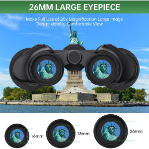 20x50 Waterproof Binoculars for Adults – Compact, High Powered, Low Light Vision