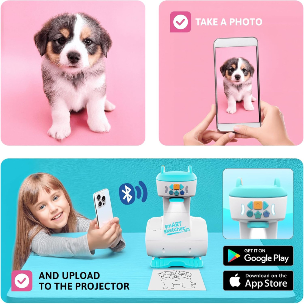 Flycatcher Smart Sketcher 2.0 : Projecteur de dessin enfant