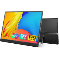 Yxk Moniteur Portable 15.6 1080P USB-C HDMI Ultra-Mince Gaming