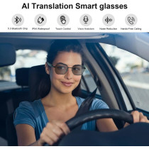Smart AI Translation Glasses with GPT | 169+ Languages, Bluetooth & Noise Reduction