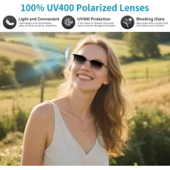 Lunettes Intelligentes de Traduction AI, 160+ Langues, Interprétation Instantanée, Appels Audio/Vidéo, Unisexe