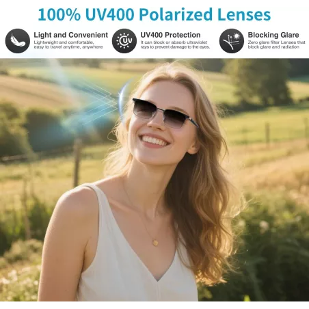 Lunettes Intelligentes de Traduction AI, 160+ Langues, Interprétation Instantanée, Appels Audio/Vidéo, Unisexe