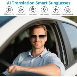 AI Translation Smart Glasses – 160+ Languages, Real-Time Interpretation