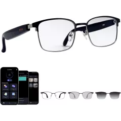 Lunettes Bluetooth Intelligentes avec Traduction AI - 164 Langues