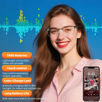 Lunettes Bluetooth Intelligentes avec Traduction AI - 164 Langues