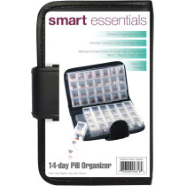 Organisateur Pilules 14 Jours AM/PM Portable Noir GM8283