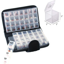 Smart Essentials 14-Day AM/PM Pill Organizer – Portable Travel Case