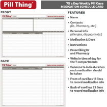 7 Times a Day Pill Box Organizer with Medisafe App Subscription