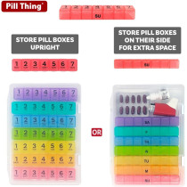 7 Times a Day Pill Box Organizer with Medisafe App Subscription