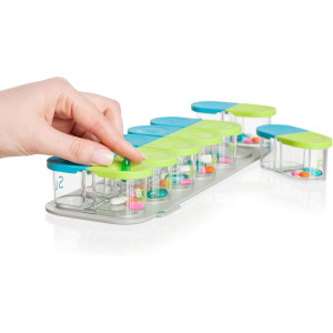 Sagely Smart XL Weekly Pill Organizer with App & 7 Day Travel Boxes