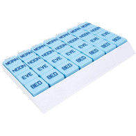 Apex 7-Day Weekly Pill Organizer - 4 Times Daily, Easy-Open Design