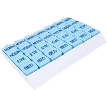 Apex 7-Day Weekly Pill Organizer - 4 Times Daily, Easy-Open Design