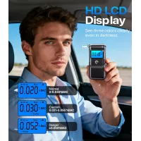 Éthylotest Portable Personnel avec 10 Embouts - Testeur d'Alcool à Usage Domestique