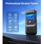 Éthylotest Portable Personnel avec 10 Embouts - Testeur d'Alcool à Usage Domestique