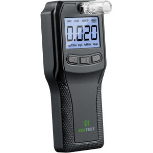 Alcootest à Cellule à Combustible Police - 10 Embouts Noir