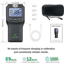 Alcootest à Cellule à Combustible Police - 10 Embouts Noir