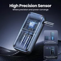 Alcoomètre Portable Professionnel Haute Précision avec 8 Embouts Réutilisables pour Usage Personnel et Fêtes