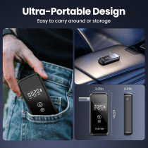 Professional Portable Breathalyzer with 8 Reusable Mouthpieces for Home Use