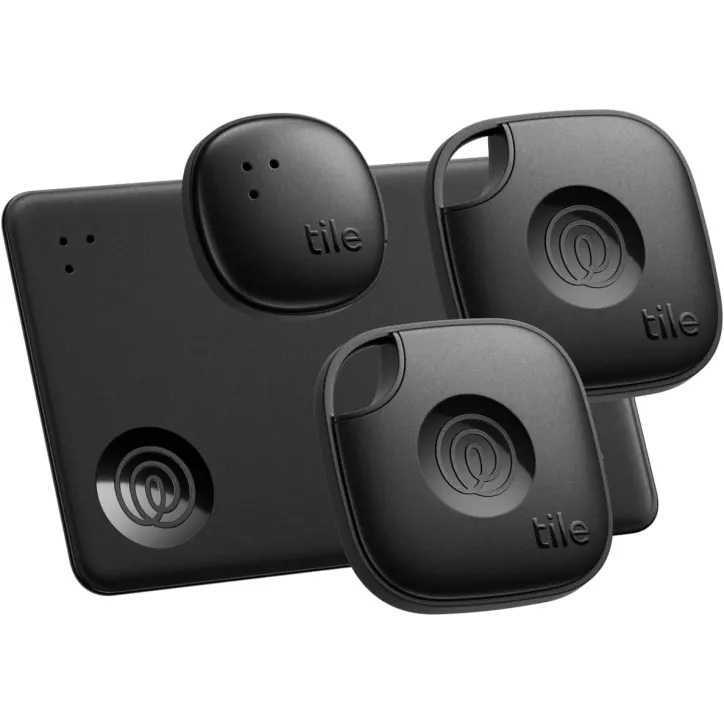 Tile by Life360 Essentials 4-Pack - Traceurs Bluetooth pour Clés, Portefeuilles, Télécommandes, iOS & Android