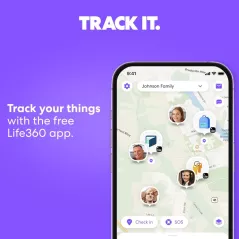 Tile by Life360 Essentials 4-Pack - Traceurs Bluetooth pour Clés, Portefeuilles, Télécommandes, iOS & Android