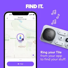 Tile Life360 Essentials - Traceurs Bluetooth 4-Pack iOS/Android