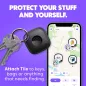 Tile by Life360 Essentials 4-Pack - Traceurs Bluetooth pour Clés, Portefeuilles, Télécommandes, iOS & Android