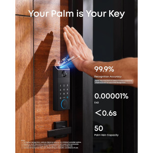 eufy FamiLock S3 Max Smart Lock with Palm Vein & 2K HDR Camera