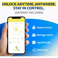 LOCKSTAR® Serrure Intelligente • Entrée Sans Clé • APP & Empreinte