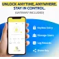 LOCKSTAR® Serrure Intelligente sans Clé • App, Empreinte, Code, Carte, Clé, Compatible Maison Connectée