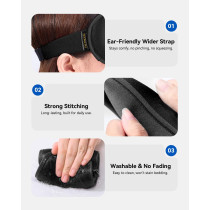 Travel Essentials 3D Weighted Sleep Mask - Blackout, Zero Eye Pressure