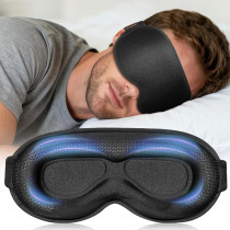 Travel Essentials 3D Weighted Sleep Mask - Blackout, Zero Eye Pressure
