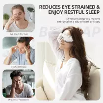 Eye Massager with Heat, Music & Compression – Relief for Eye Strain & Migraine
