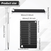 Hotop Crypto Wallets & Metal Plate Pen for Secure Bitcoin Seed Storage