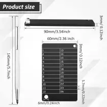 Hotop Crypto Wallets & Metal Plate Pen for Secure Bitcoin Seed Storage