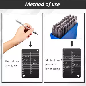 Hotop Crypto Wallets & Metal Plate Pen for Secure Bitcoin Seed Storage