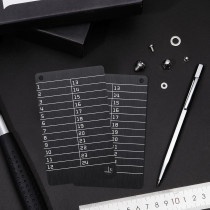 Hotop Portefeuilles Crypto & Stylo Marquage Métal Bip39 Noir