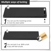 Hotop Crypto Wallets & Metal Plate Pen for Secure Bitcoin Seed Storage