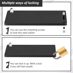 Hotop Crypto Wallets & Metal Plate Pen for Secure Bitcoin Seed Storage