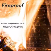 Crypto Seed Bank: Steel Backup Wallet with Precise Engraving & 2 Cards