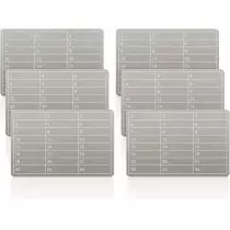 Porte-feuille crypto acier 6 plates - stockage sécurisé Bitcoin