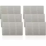 Porte-feuille crypto acier 6 plates - stockage sécurisé Bitcoin