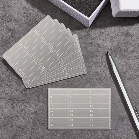 Porte-feuille en acier 6 plaques pour stockage sécurisé des clés crypto Bitcoin et sauvegarde à froid