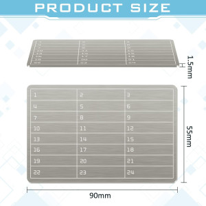 6-Plate Steel Crypto Wallet for Bitcoin Seed Storage & Cold Backup