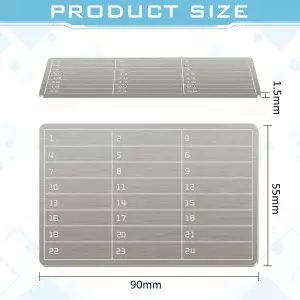 6-Plate Steel Crypto Wallet for Bitcoin Seed Storage & Cold Backup