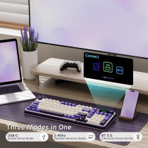 RK Royal Kludge S98 Wireless Mechanical Keyboard with Smart Display & Knob