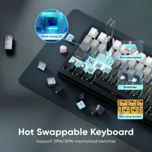 RedThunder K95 Wireless Mechanical Keyboard with TFT Screen & RGB Backlit