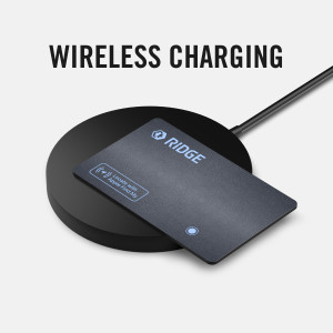 Ridge Wallet Tracker Card – Tile Slim Compatible with Apple Find My, IP68 Waterproof