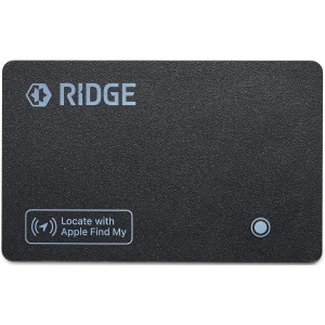 Ridge Wallet Tracker Card – Tile Slim Compatible with Apple Find My, IP68 Waterproof
