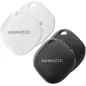 ANNNWZZD Pack de 4 AirTags Ultra Légers, Compatibles Apple Find My, Localisateur Clés, Portefeuille, Bagages