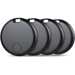 Air Tracker Tags 4-Pack: Bluetooth Finder for Keys & Luggage (iOS)
